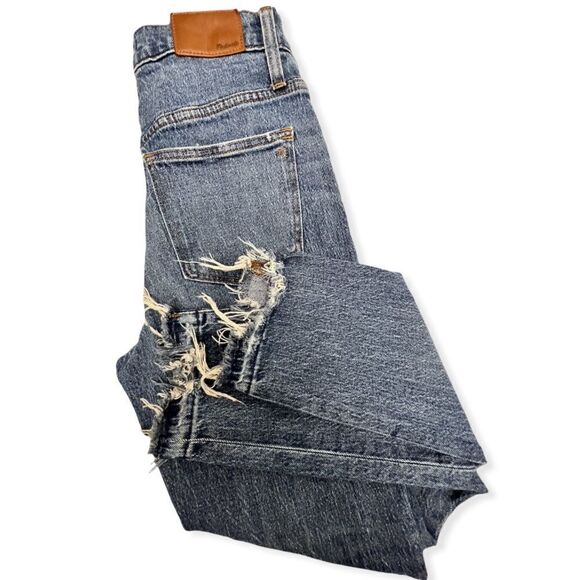 Madewell The Tall High-Rise Slim Crop Boyjean in Melbourne Wash - Picture 14 of 16